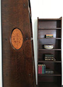 Graduated bookcase